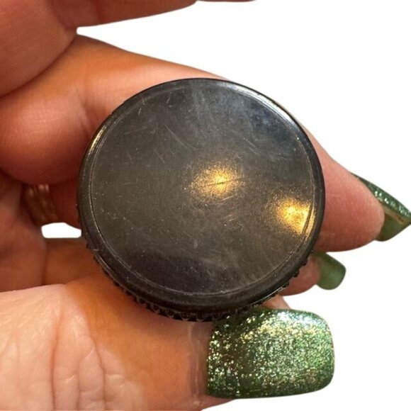 Small Clear Glass Oil/Vinegar Cruet With Handle & Black Screw Cap - Picture 10 of 10